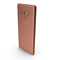 Samsung Galaxy Note9 Metallic Copper PNG & PSD Images