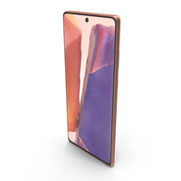 Samsung Galaxy Note20 Mystic Bronze PNG & PSD Images