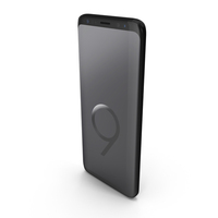 Samsung Galaxy S9 Midnight Black PNG & PSD Images