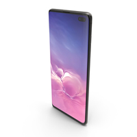 Samsung Galaxy S10 Plus Prism Black PNG & PSD Images