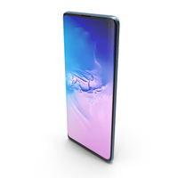 Samsung Galaxy S10 Prism Blue PNG & PSD Images