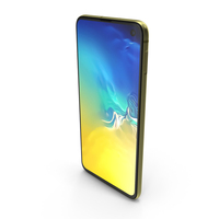 Samsung Galaxy S10e Canary Yellow PNG & PSD Images
