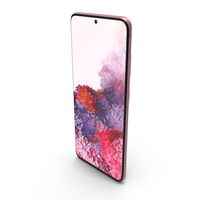 Samsung Galaxy S20 (5G) Cloud Pink PNG & PSD Images
