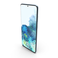 Samsung Galaxy S20 Plus (5G) Cloud Blue PNG & PSD Images