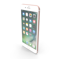Apple iPhone 7 Plus Rose Gold PNG & PSD Images