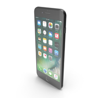 Apple iPhone 7 Plus Jet Black PNG & PSD Images