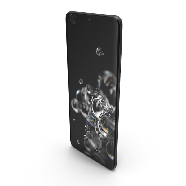 Samsung Galaxy S20 Ultra (5G) Cosmic Black PNG Images & PSDs for