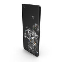 Samsung Galaxy S20 Ultra (5G) Cosmic Black PNG & PSD Images