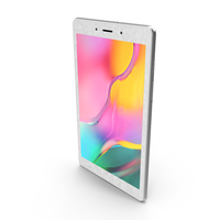 Samsung Galaxy Tab A 8.0 2019 (Wifi & LTE) Silver PNG & PSD Images