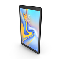 Samsung Galaxy Tab A 10.5 Black PNG & PSD Images