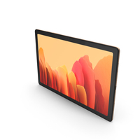 Samsung Galaxy Tab A7 10.4 2020 Gold PNG & PSD Images