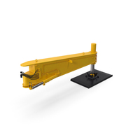 Crane Outrigger Large Yellow PNG & PSD Images