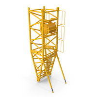 Crane S Pivot Section 10m Yellow PNG & PSD Images