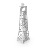 Crane D Head Section 8.5m White PNG & PSD Images