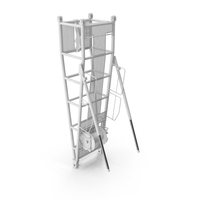Crane Pivot Section 9.5 White PNG & PSD Images