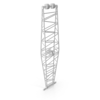 Crane Jib Mast White PNG & PSD Images