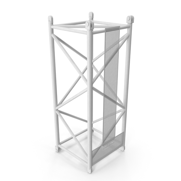 Crane L Intermediate Section 6m White PNG & PSD Images