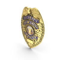 US Police Badge Gold PNG & PSD Images