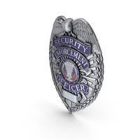 US Police Badge Silver PNG & PSD Images