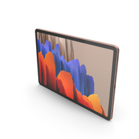 Samsung Galaxy Tab S7 Bronze PNG & PSD Images