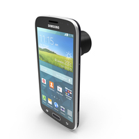 Samsung Galaxy Zoom K Black PNG & PSD Images