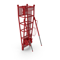 Crane D Pivot Section 9.5 Red PNG & PSD Images