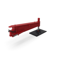 Crane Outrigger Large Red PNG & PSD Images