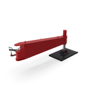 Crane Outrigger Large Red PNG & PSD Images