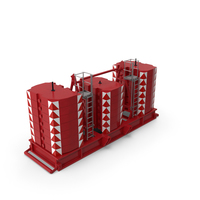Crane Super Lift Counterweight Red PNG & PSD Images