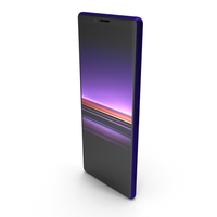 Sony Xperia 1 Purple PNG & PSD Images