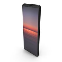 Sony Xperia 5 II Black PNG & PSD Images