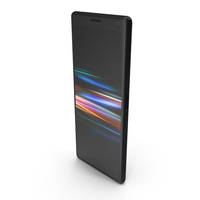 Sony Xperia 10 Black PNG & PSD Images