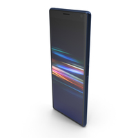 Sony Xperia 10 Blue PNG & PSD Images
