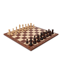 Wooden Chess Set PNG & PSD Images