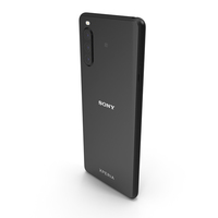 Sony Xperia 10 Mk. II Black PNG & PSD Images