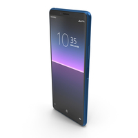 Sony Xperia 10 Mk. II Blue PNG & PSD Images