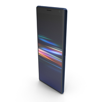 Sony Xperia 10 Plus Blue PNG & PSD Images