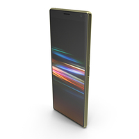 Sony Xperia 10 Plus Gold PNG & PSD Images