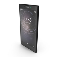Sony Xperia L2 Black PNG & PSD Images