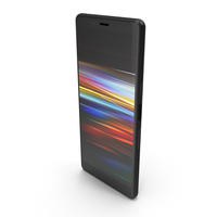 Sony Xperia L3 Black PNG & PSD Images