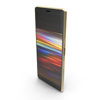 Sony Xperia L3 Gold PNG & PSD Images