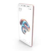 Xiaomi Redmi Note 5 Pro Rose Gold PNG & PSD Images