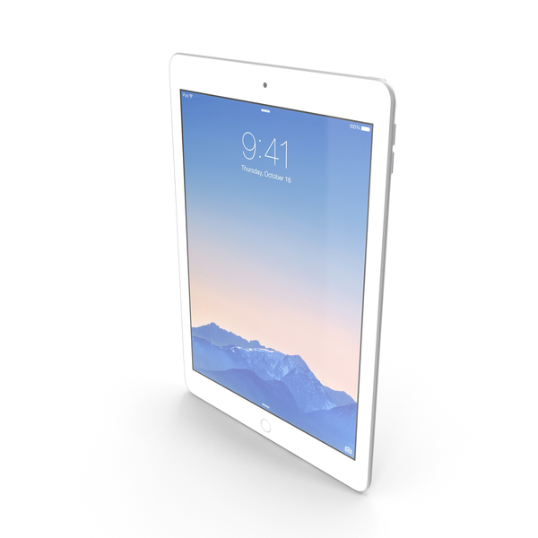 Apple iPad Air 2 Silver PNG Images & PSDs for Download