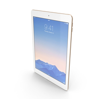 Apple iPad Air 2 Gold PNG & PSD Images