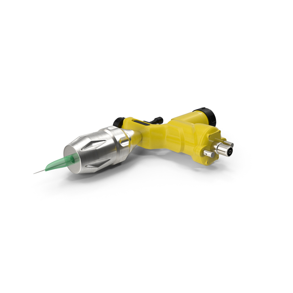 Professional Rotary Tattoo Machine Yellow PNG & PSD Images