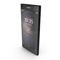 Sony Xperia XA2 Black PNG & PSD Images