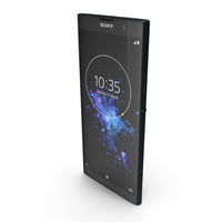 Sony Xperia XA2 Plus Black PNG & PSD Images