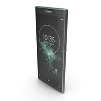 Sony Xperia XA2 Plus Green PNG & PSD Images