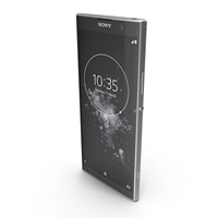 Sony Xperia XA2 Plus Silver PNG & PSD Images