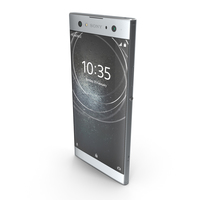 Sony Xperia XA2 Ultra Silver PNG & PSD Images